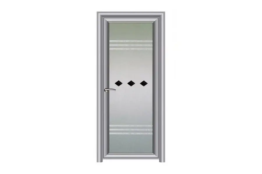 Corrosion-resistant modern aluminum alloy bathroom door (1)y7z