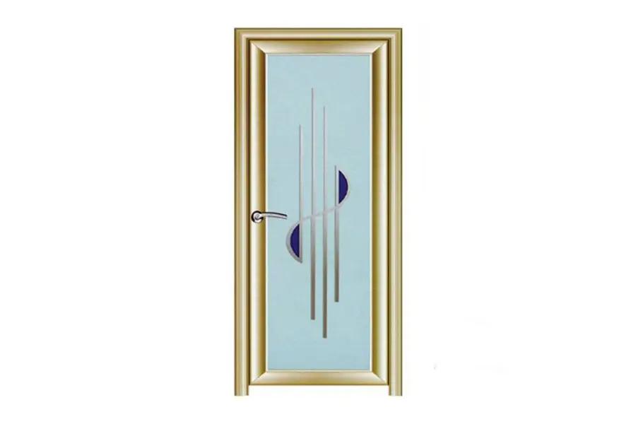 Corrosion-resistant modern aluminum alloy bathroom door (5)7pd