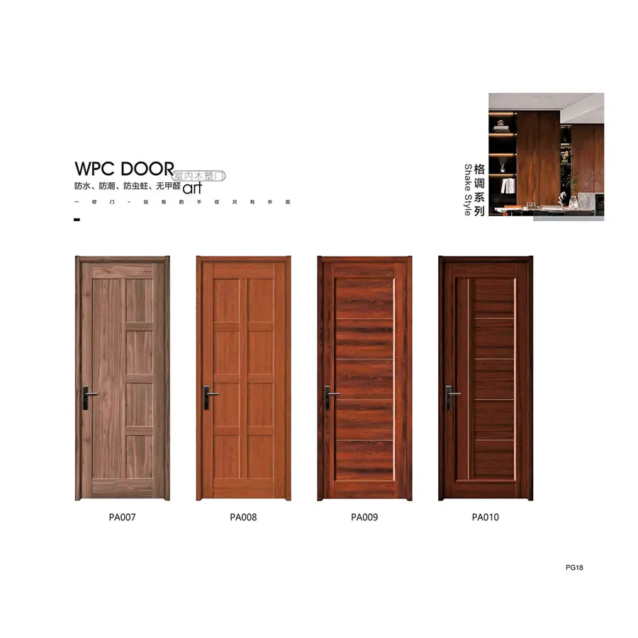 Wood-plastic veneer door: An innovative solution that combines natural beauty with modern durability